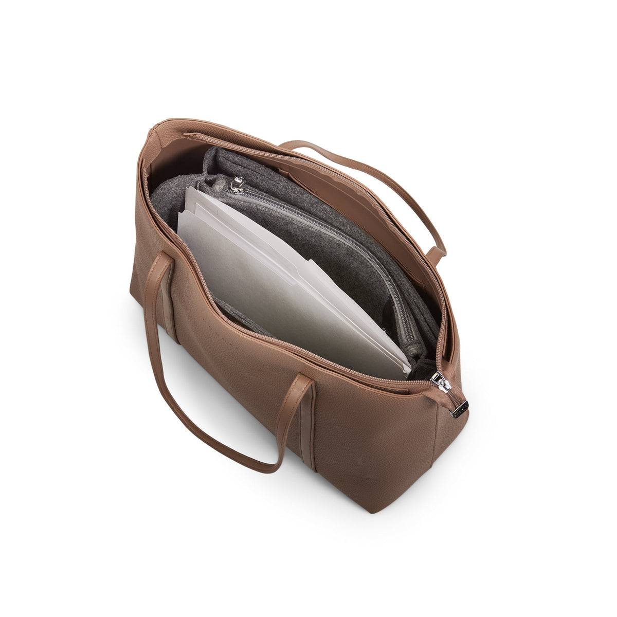 Bugatti Collections - Pure Business Laptop Tote & Shoulder Bag - Taupe