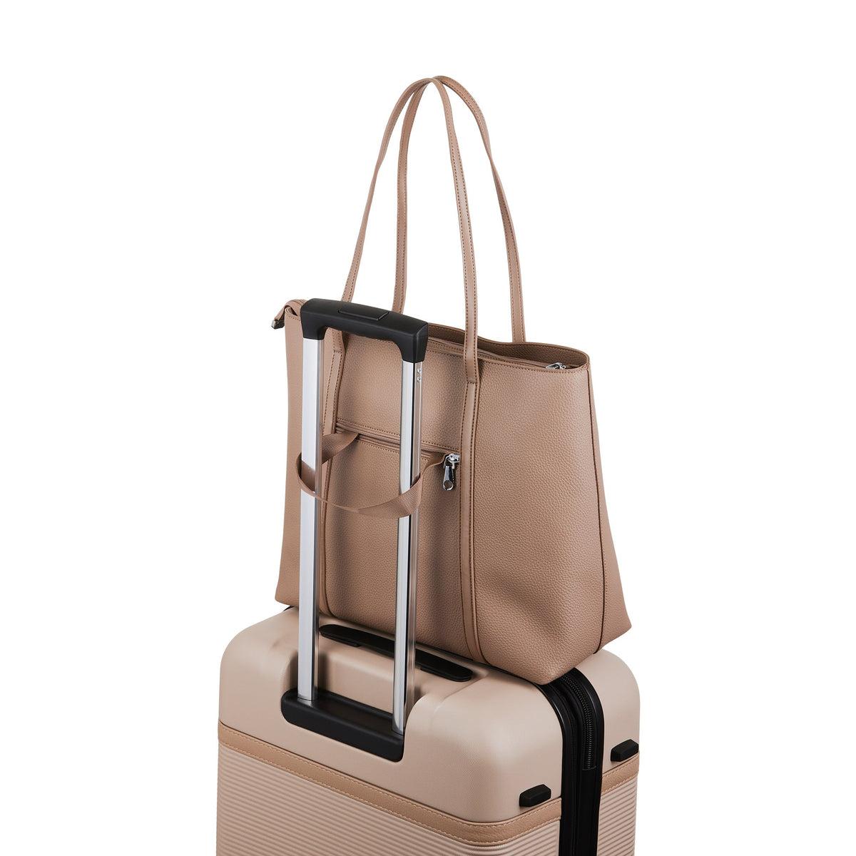 Bugatti Collections - Pure Business Laptop Tote & Shoulder Bag - Taupe