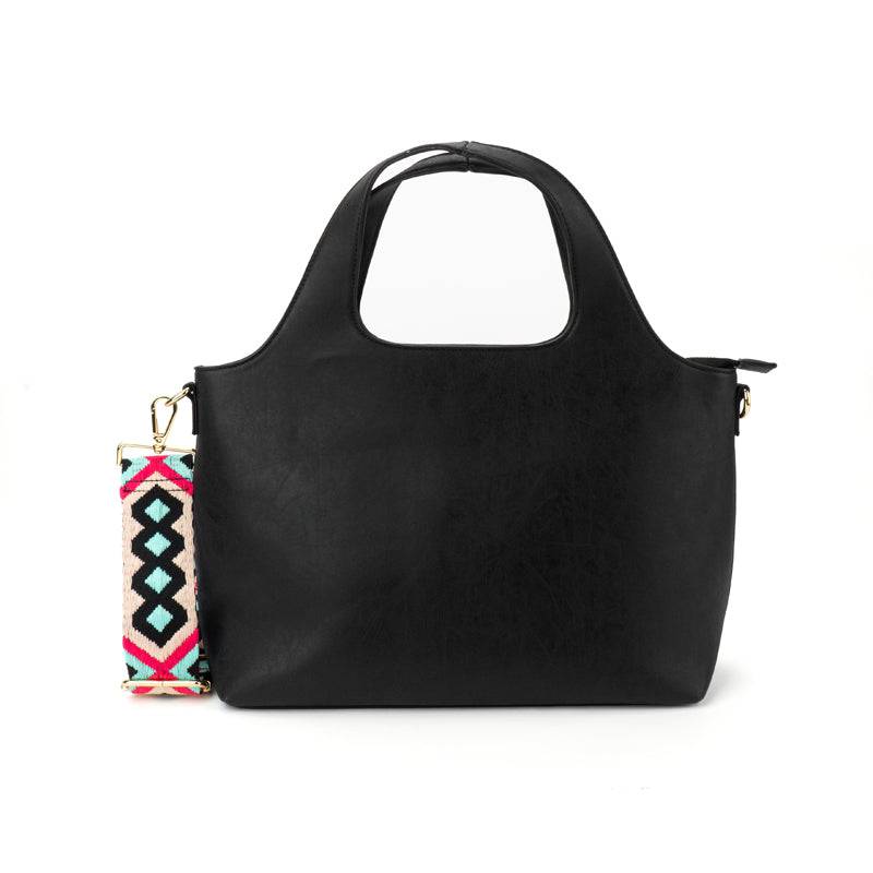 Threaded Pear - Tatum Convertible Leather Tote & Crossbody Bag (Multiple Strap Options)-2