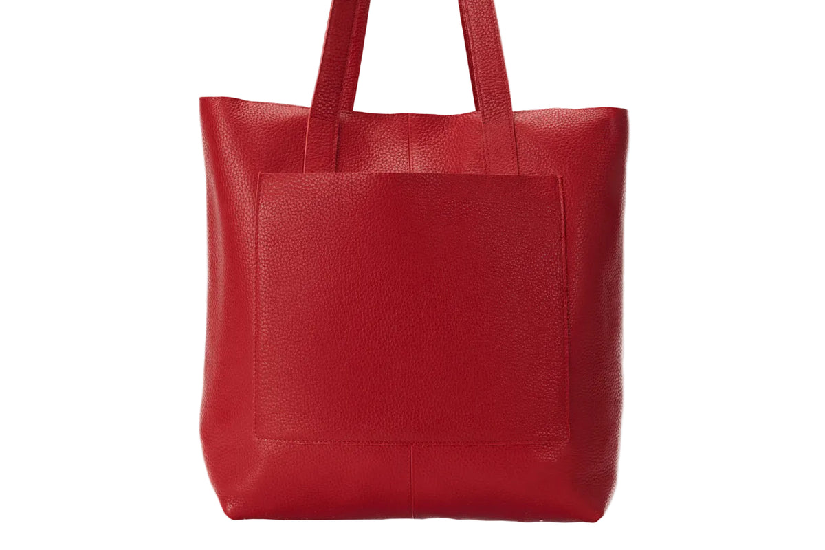Kiko Leather Premium Journalist Tote Bag – Genuine Cowhide Leather Shoulder Handbag for Women