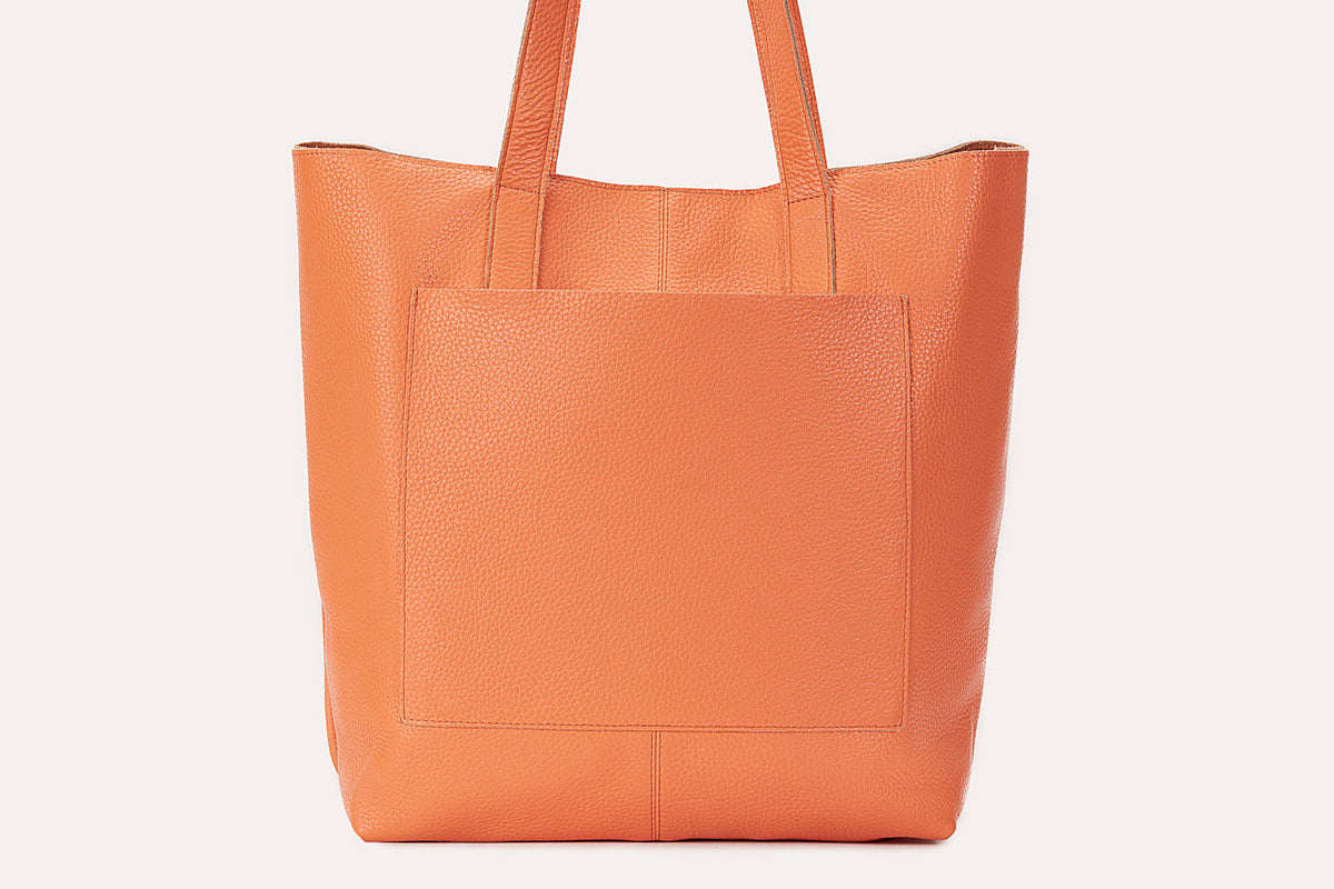Kiko Leather Premium Journalist Tote Bag – Genuine Cowhide Leather Shoulder Handbag for Women