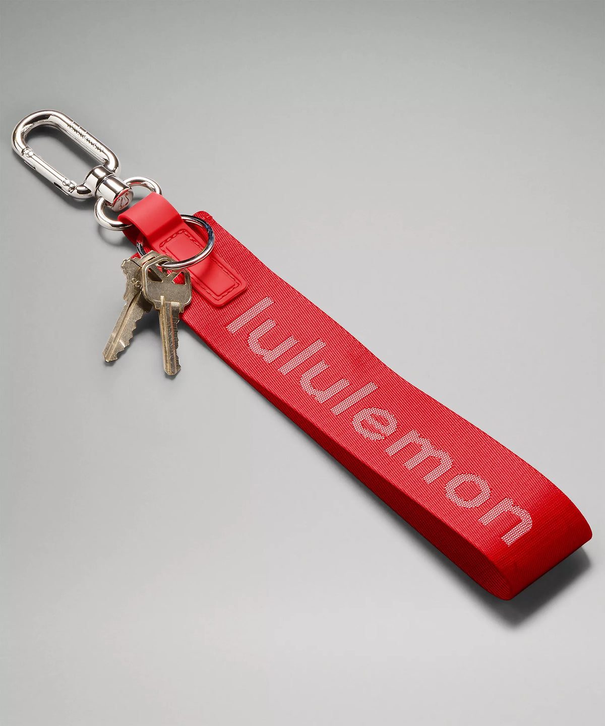 Never Lost Keychain - Lululemon Red/White