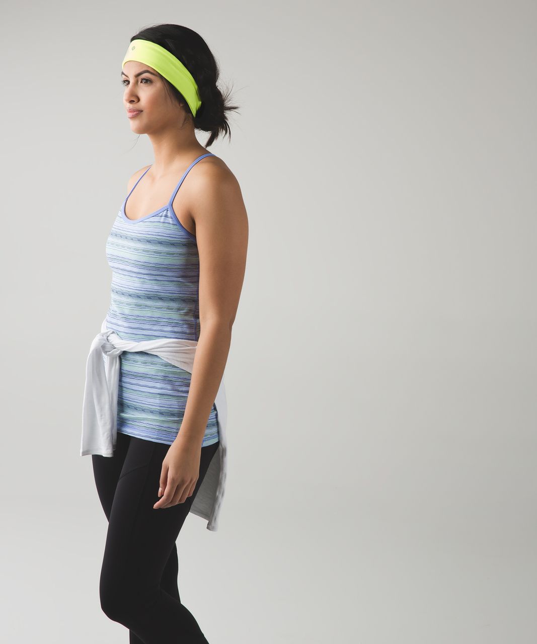 Lululemon Fly Away Tamer Headband - Highlight Neon Yellow